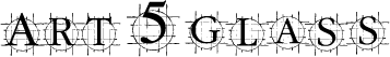Logo, Art 5 Glass - Art Glass